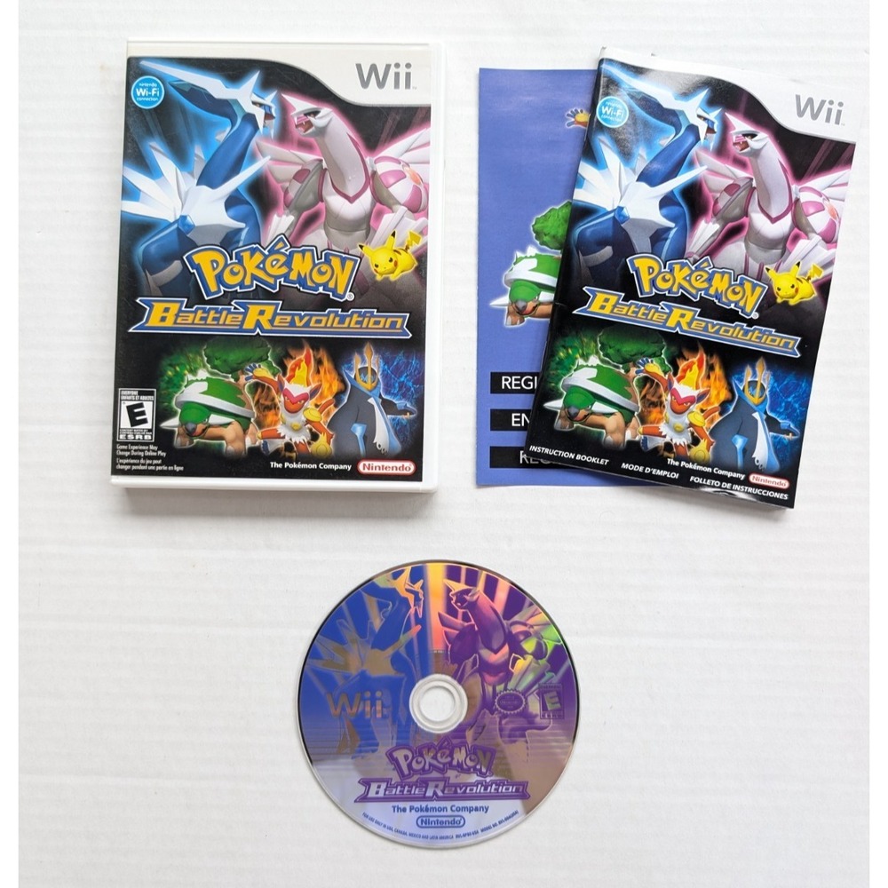 Pokemon Battle Revolution Nintendo Wii Tested Original Case No Manual